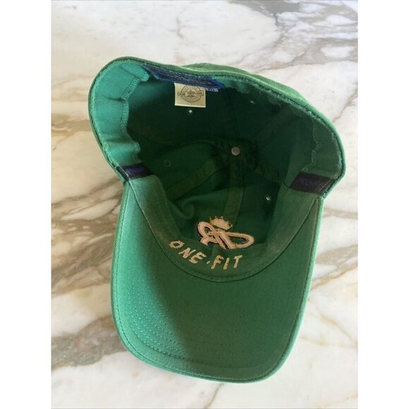 Green Budweiser B Hat Cap One Fit Fitted - Picture 5 of 8